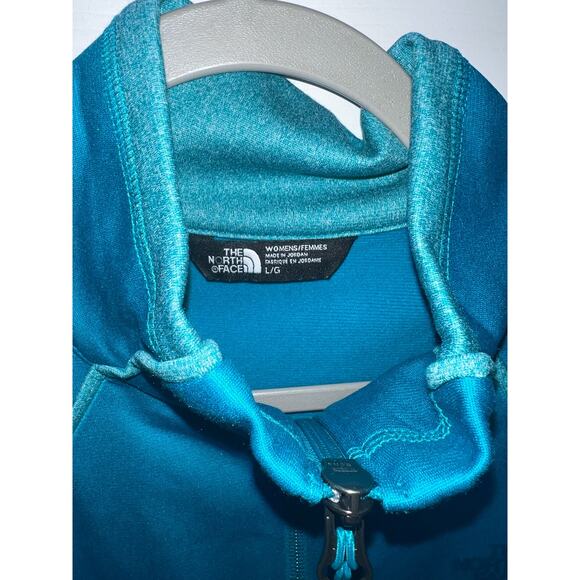 North Face Teal Zip-Up Jacket - Size Large - Picture 3 of 5